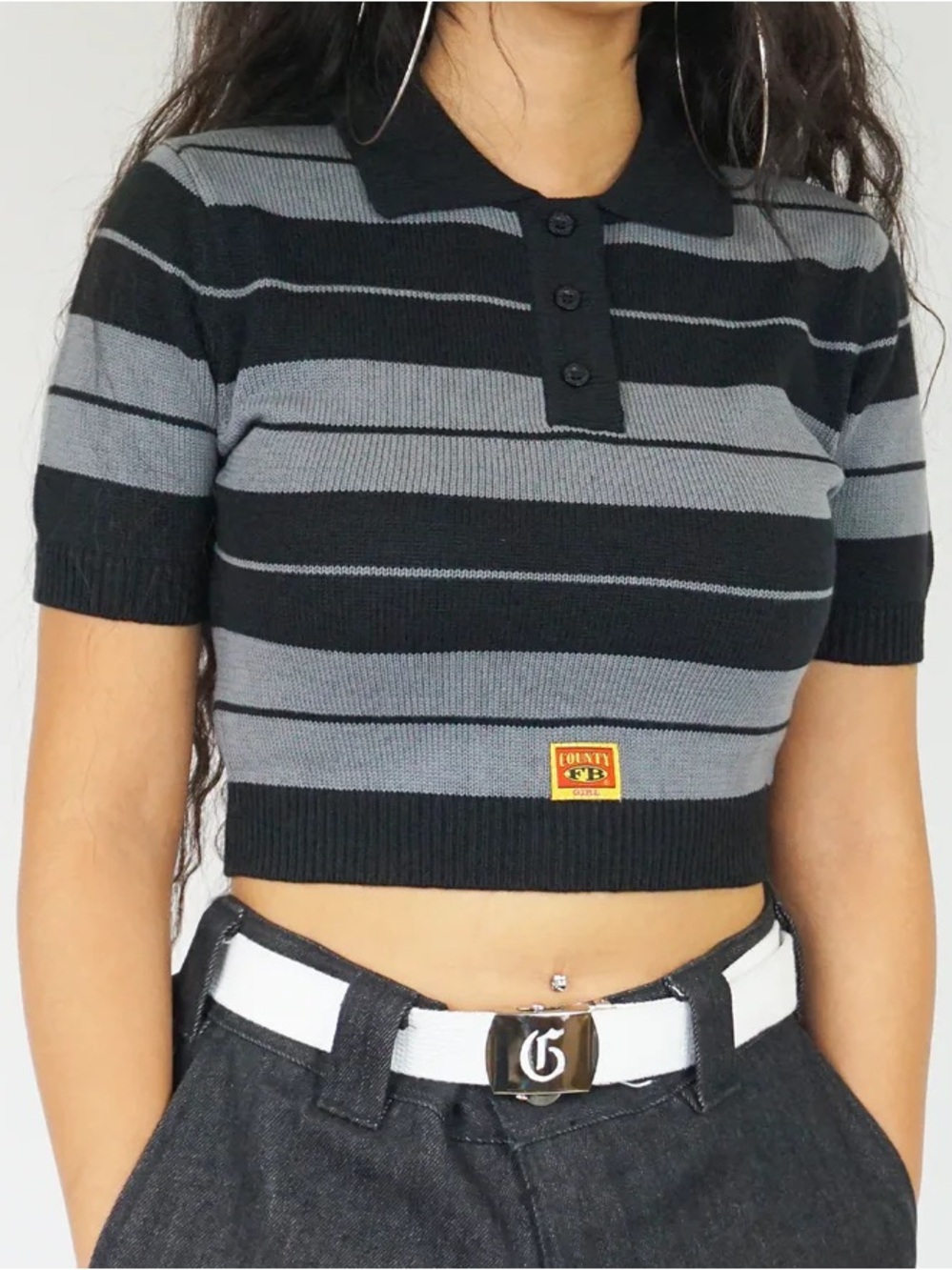 FB COUNTY CHARLIE BROWN CROP TOP